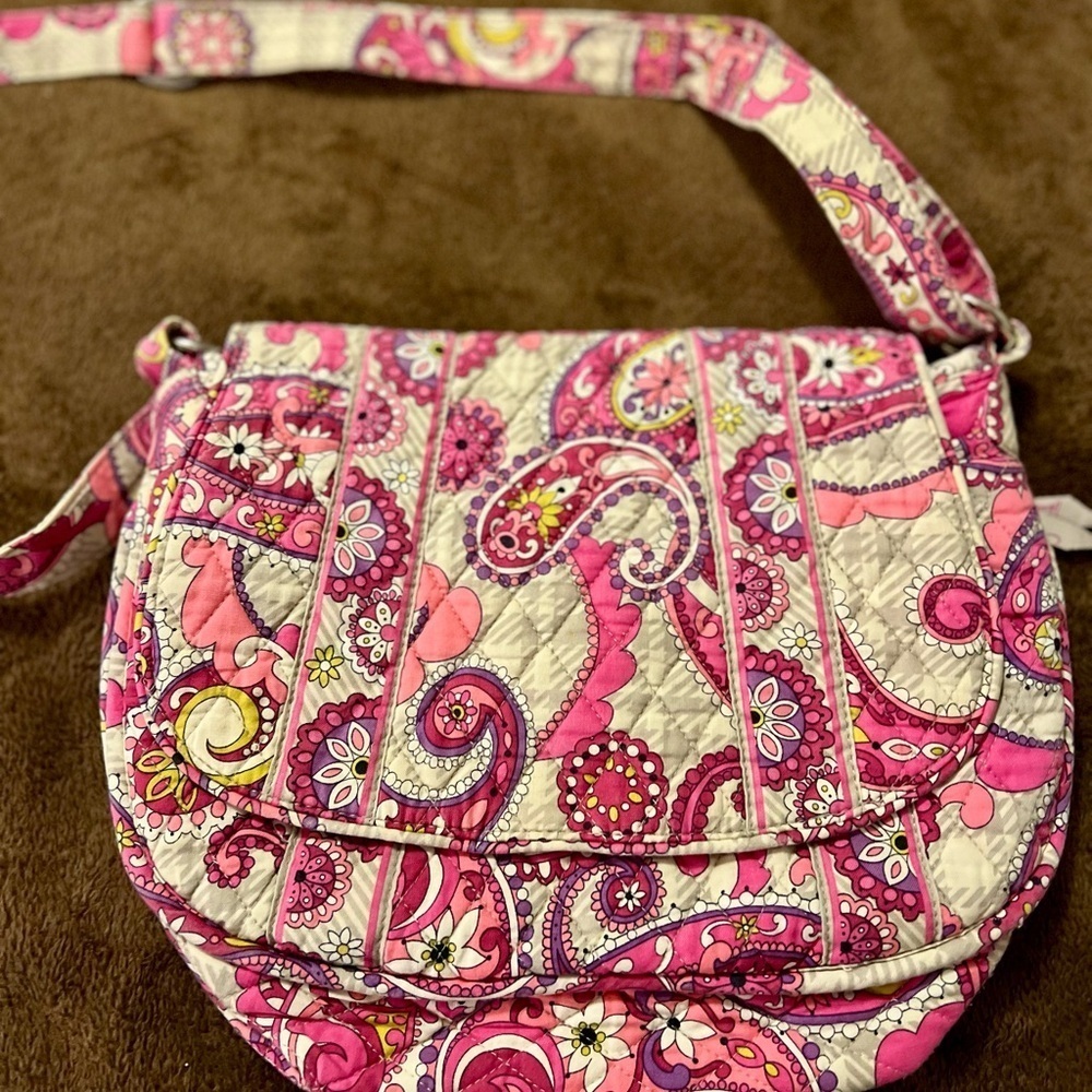 Vera Bradley Very Berry Paisley Shoulder Bag